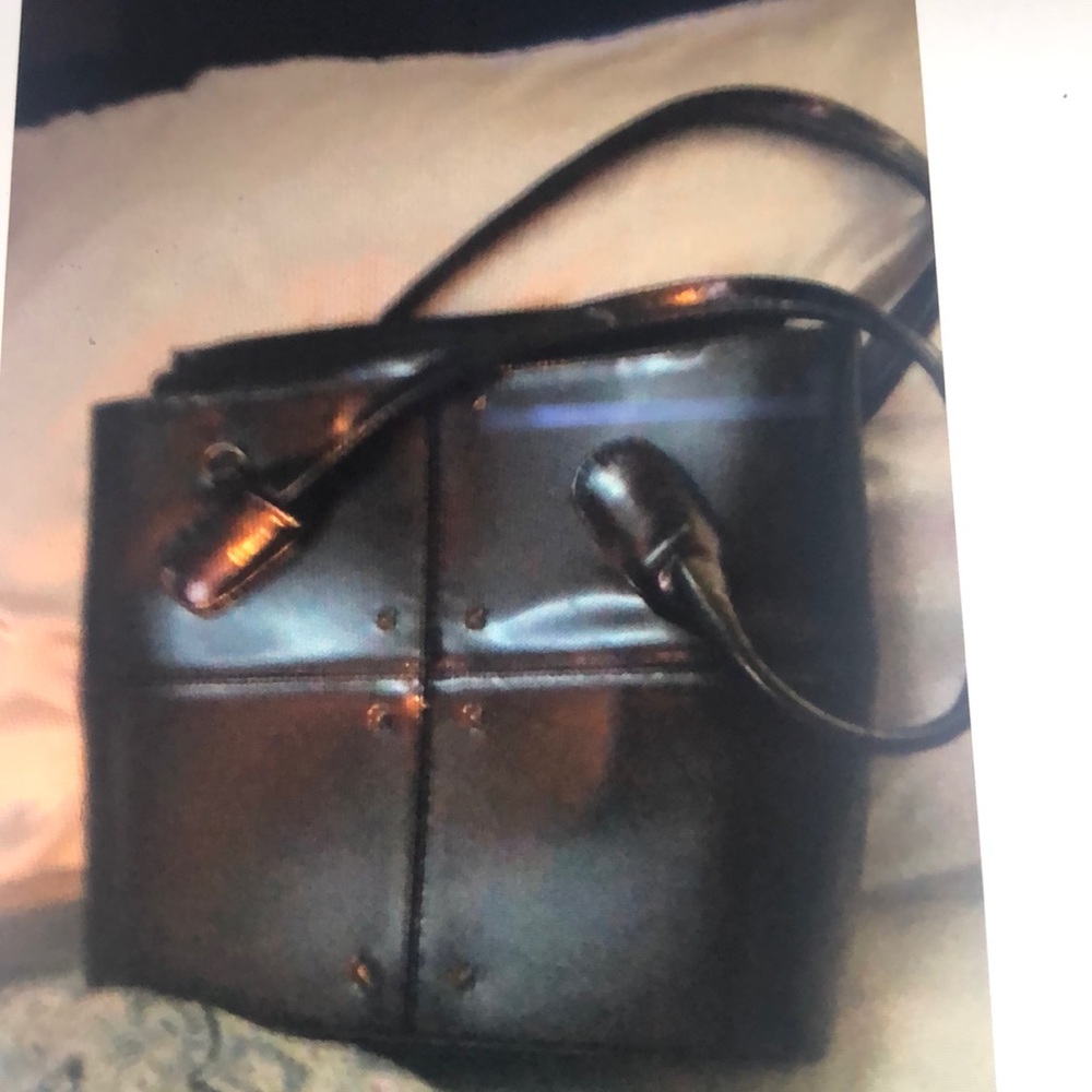 Silver Patent leather Stuart Weitzman bag